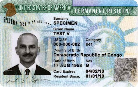 meaning of green card in usa